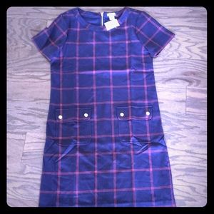 Jcrew plaid dress